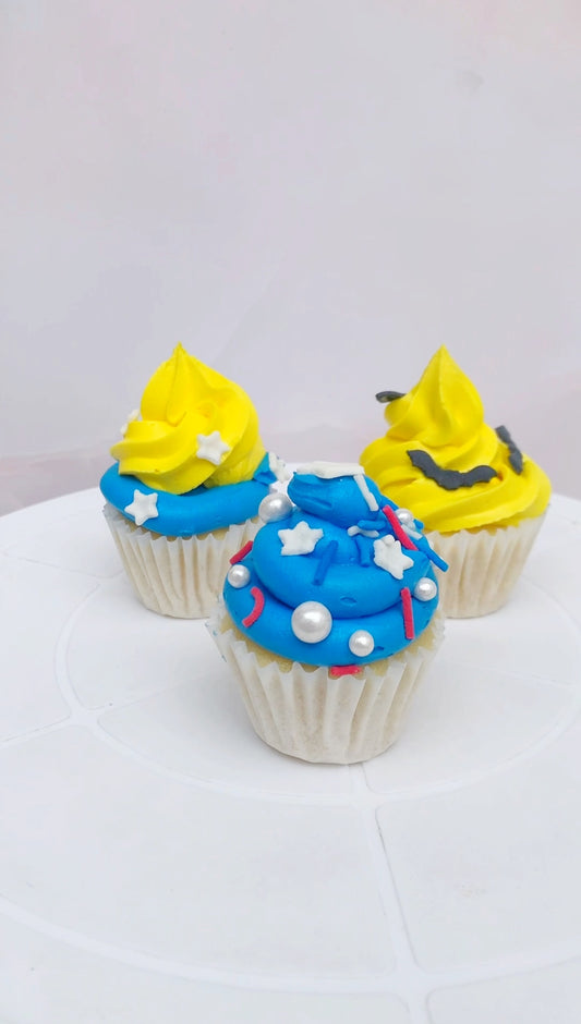 Cupcakes de superhéroes