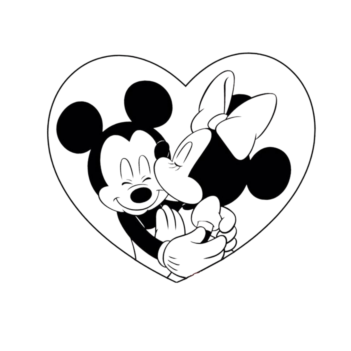 Mickey love • lámina mediana