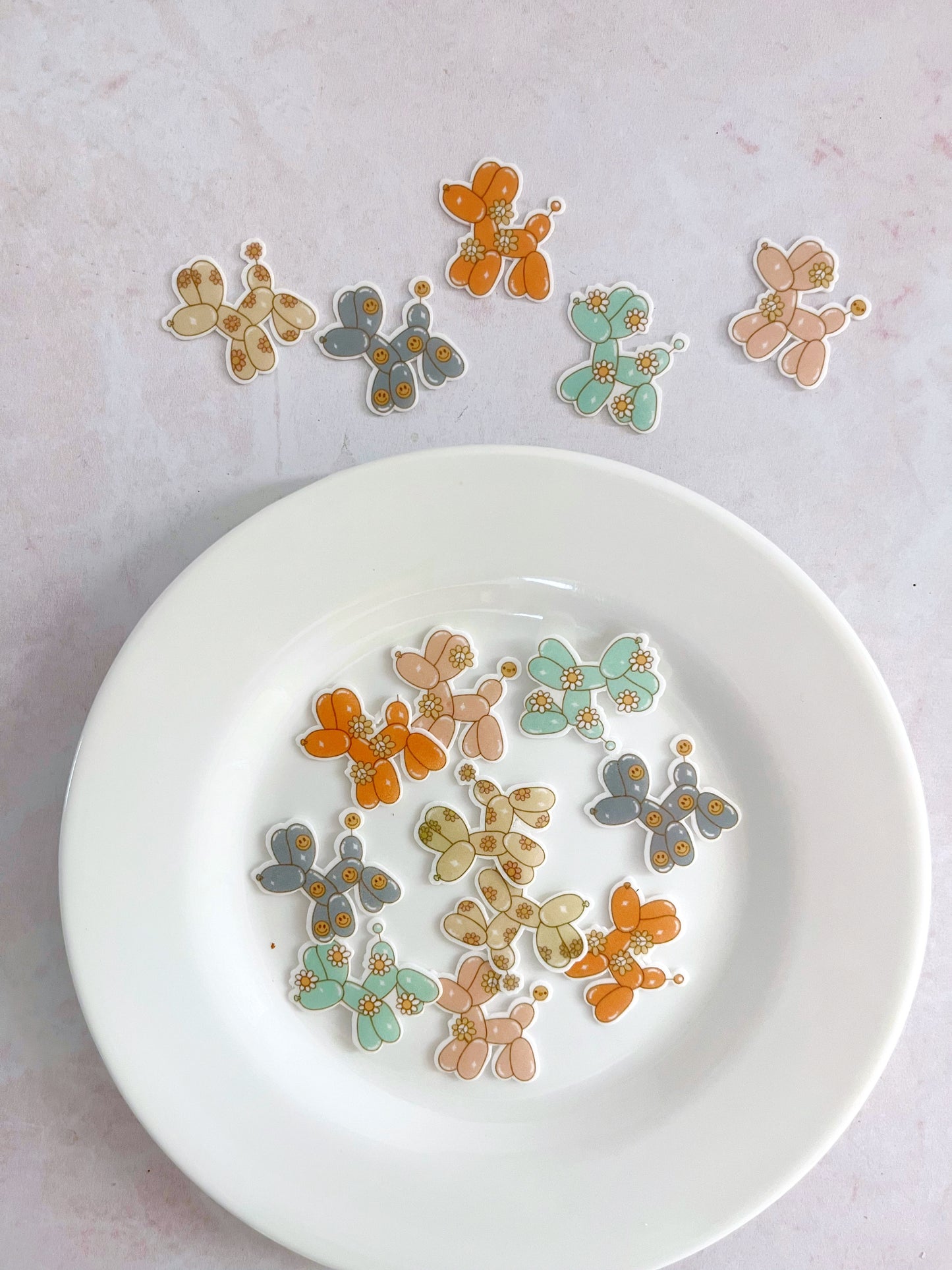 Globos de perrito retro • 15u