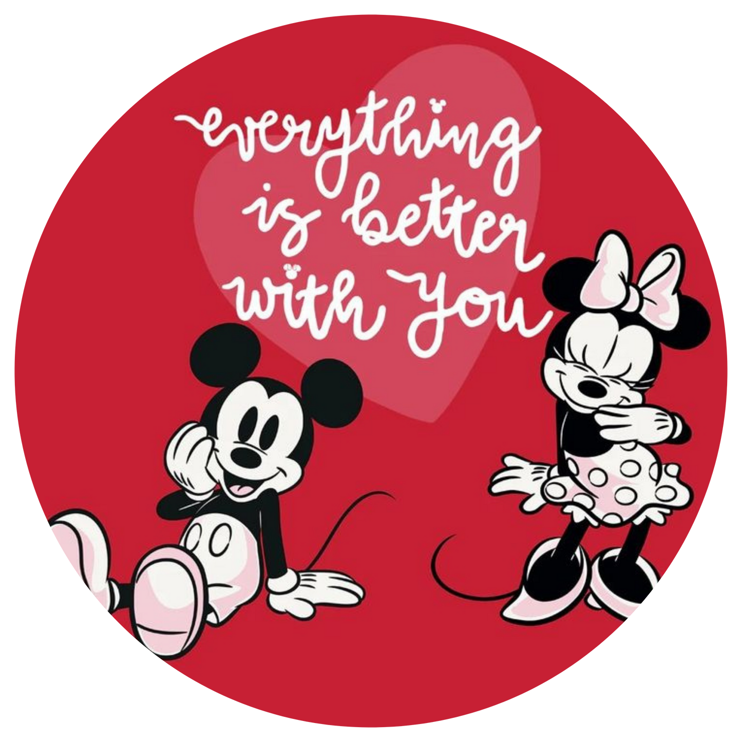 Mickey corazón • lámina pequeña