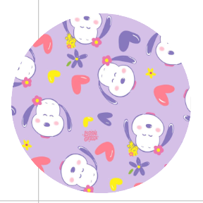 Snoopy lila • lámina pequeña