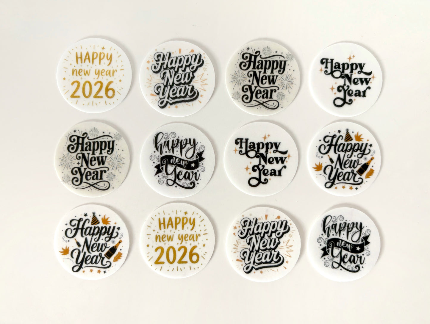 Happy New Year • 12 toppers