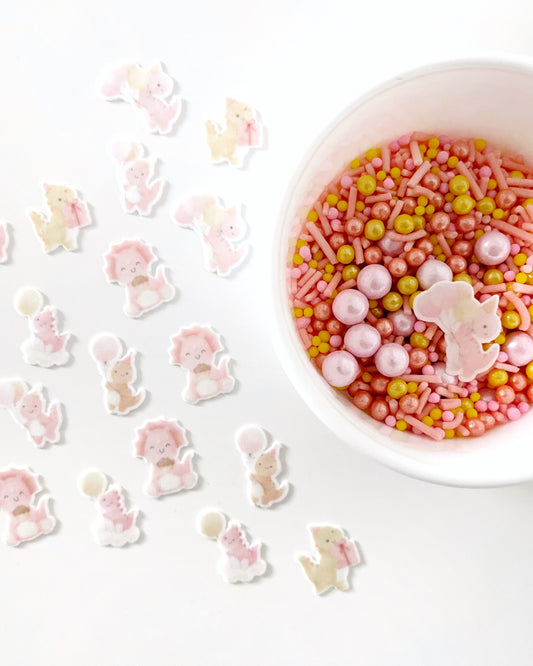 Dino cumple rosa • 50gr