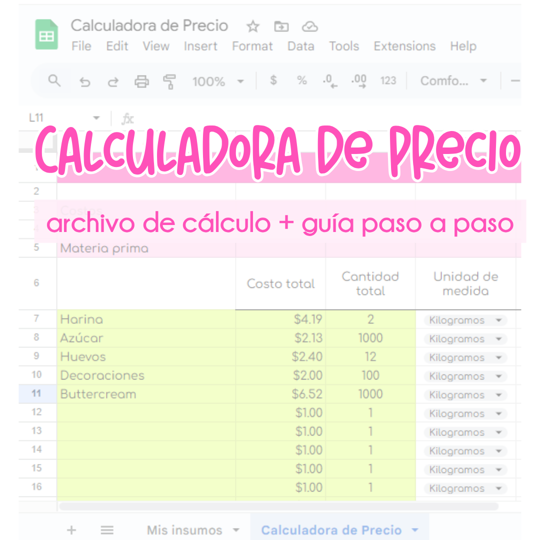 Calculadora de Precio