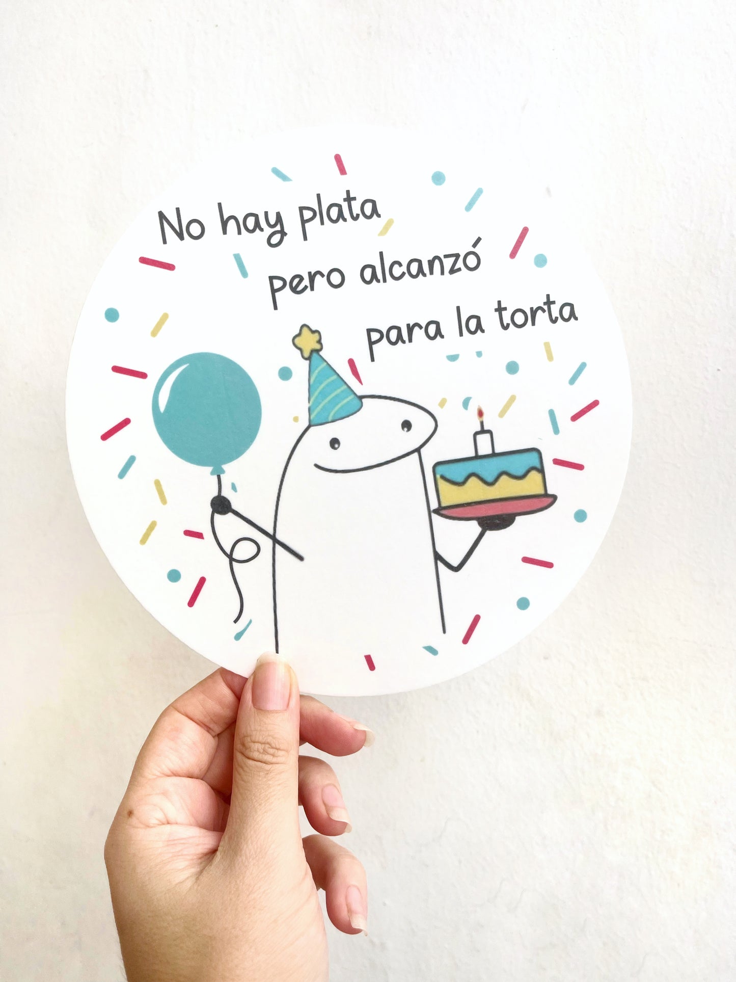 Alcanzó para la torta • lámina mediana