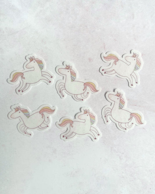 Unicornios • 12 toppers