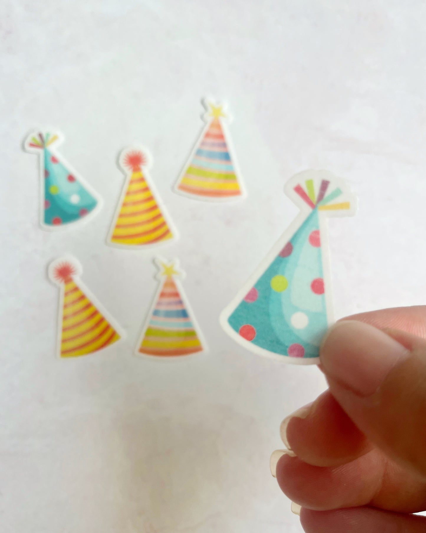 Gorritos de fiesta - 12 toppers