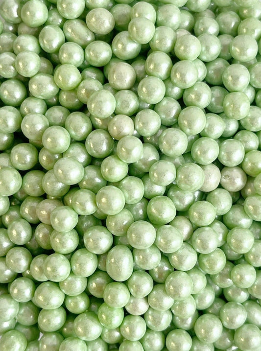Perlas 4mm verde claro • 50gr