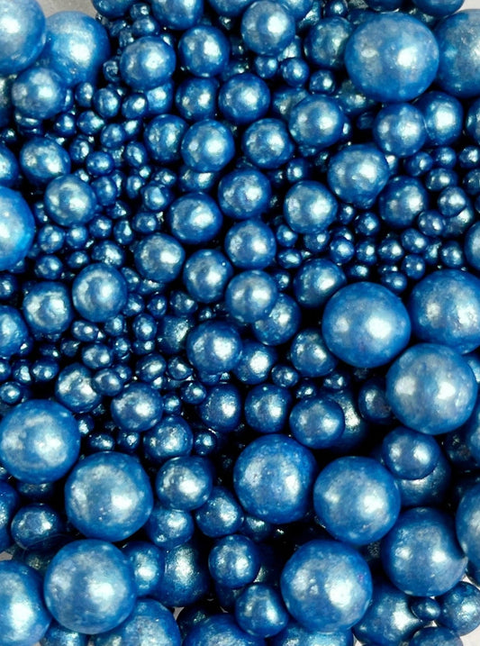Perlas mix azul • 50gr