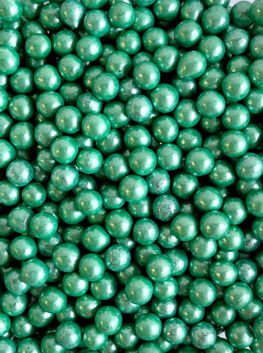 Perlas 4mm verde • 50gr