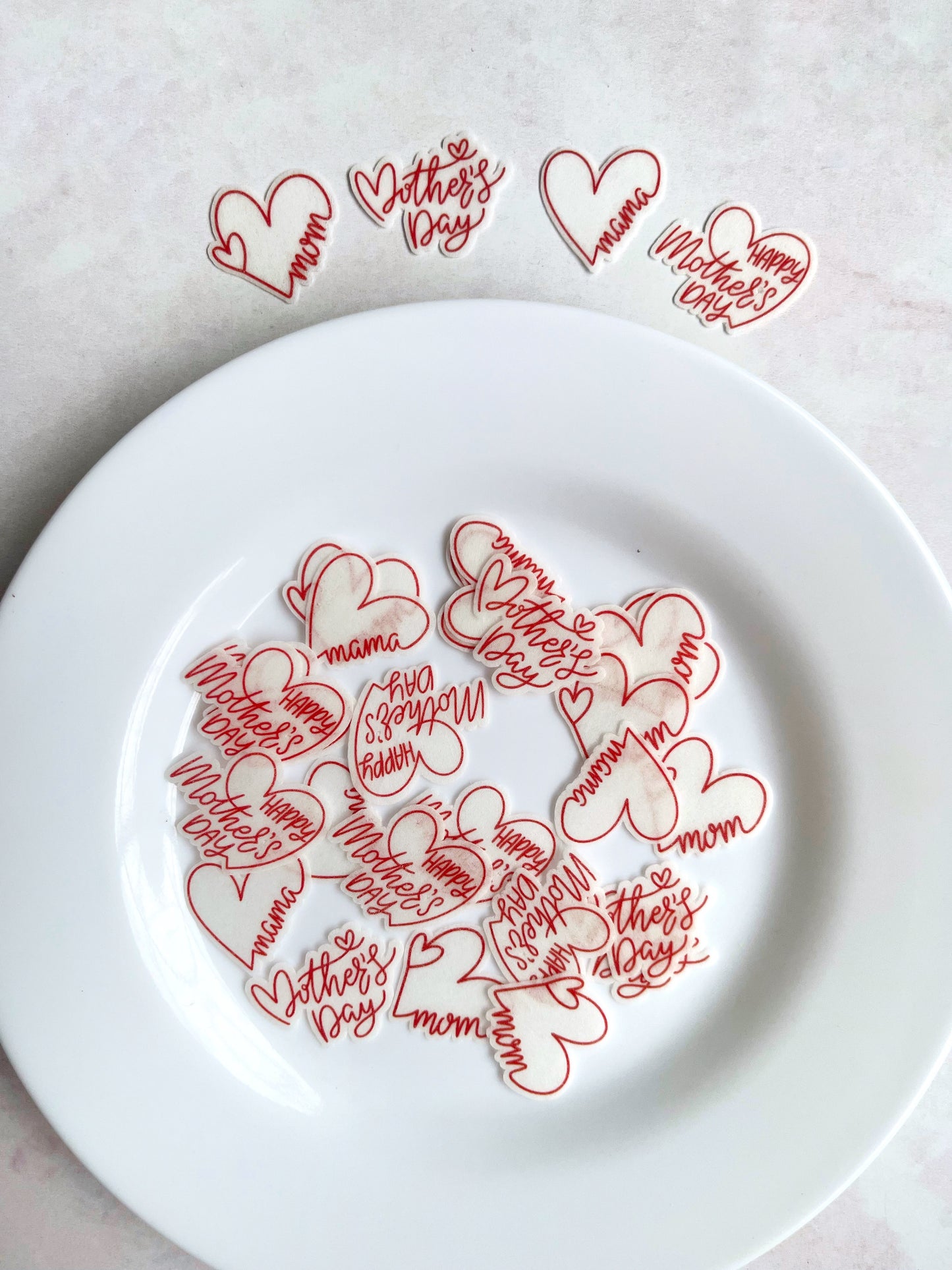 Mamá en corazones • 20u