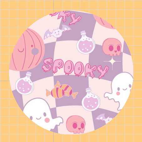 Spooky pastel • lámina mediana