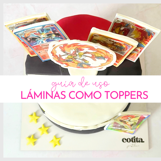 Guía de uso: Láminas como toppers verticales