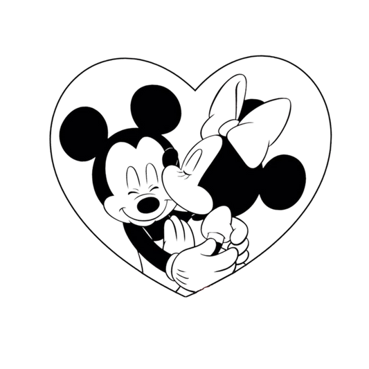 Mickey love • lámina pequeña