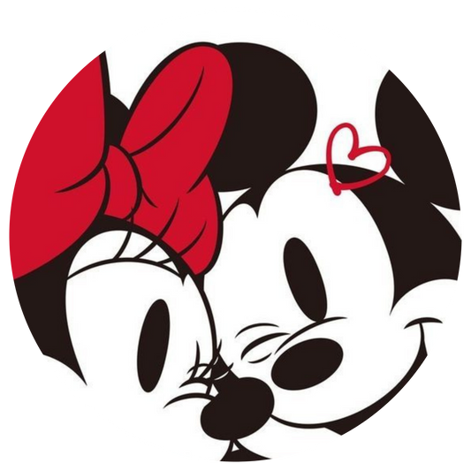 Minnie & Mickey • lámina mediana