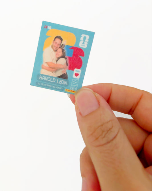 Cromos para papá • 12 toppers