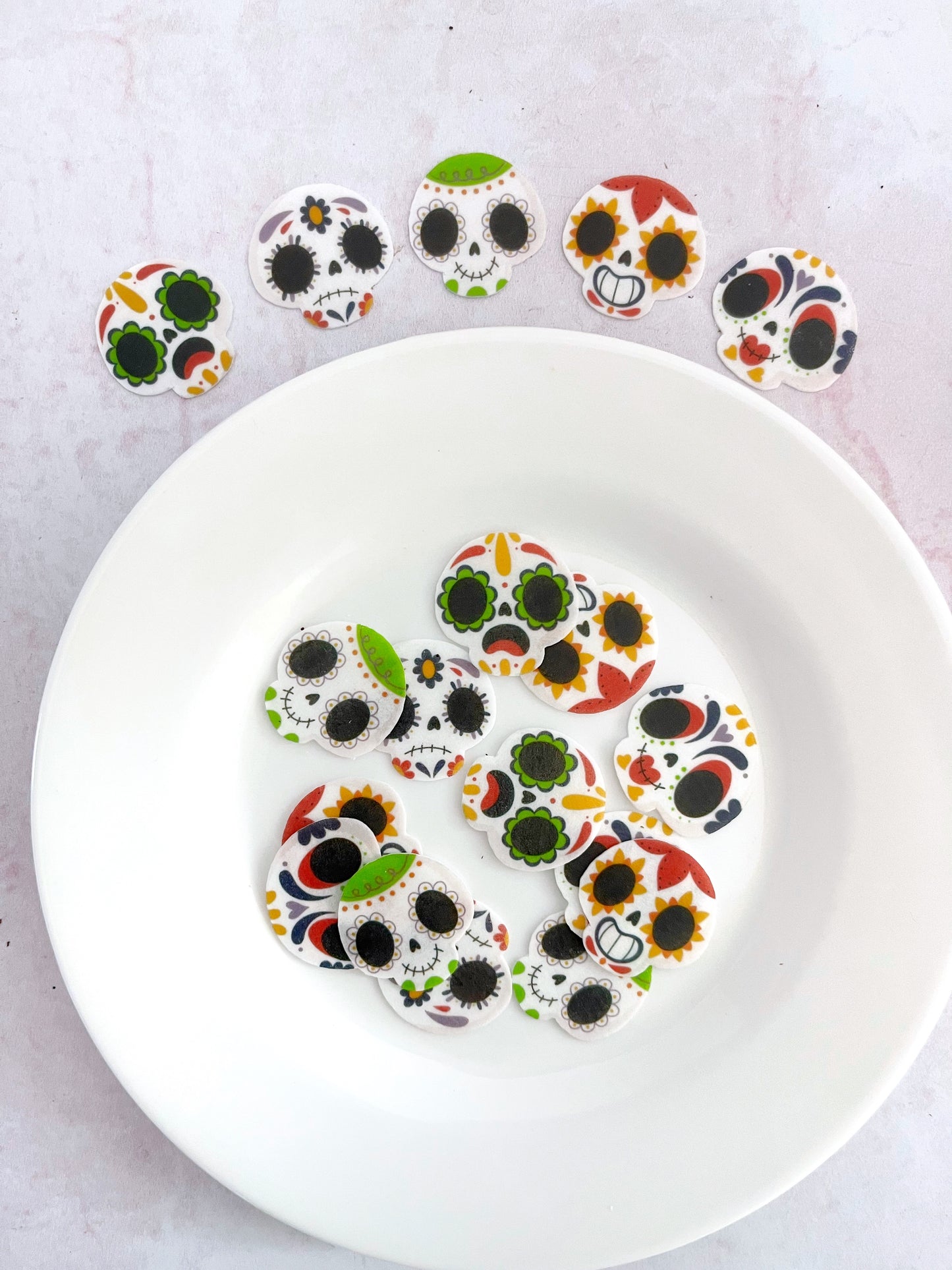 Cute sugar skulls