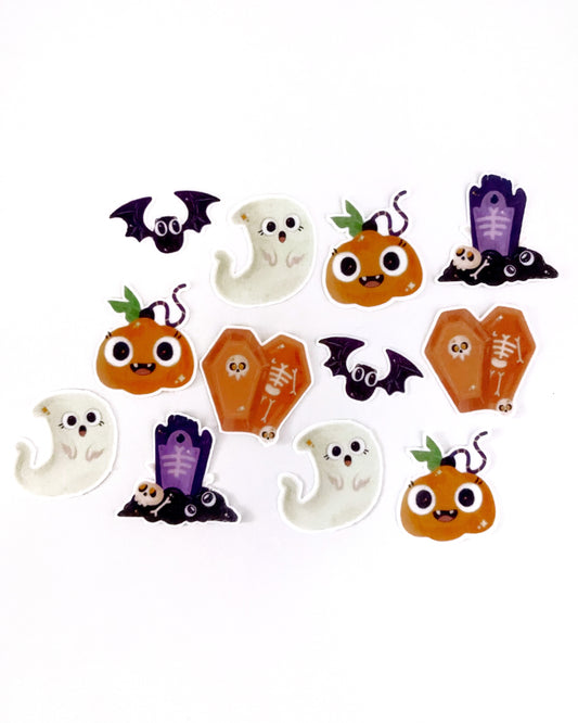 Halloween kawaii • 12 toppers