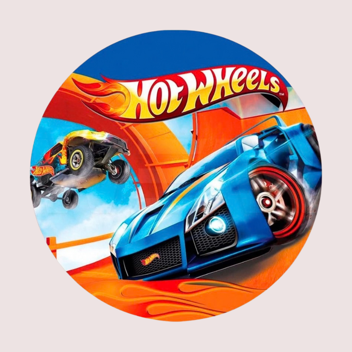 Hot Wheels pista • lámina mediana