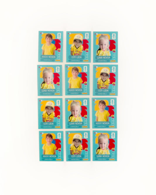 Cromos personalizados • 12 toppers