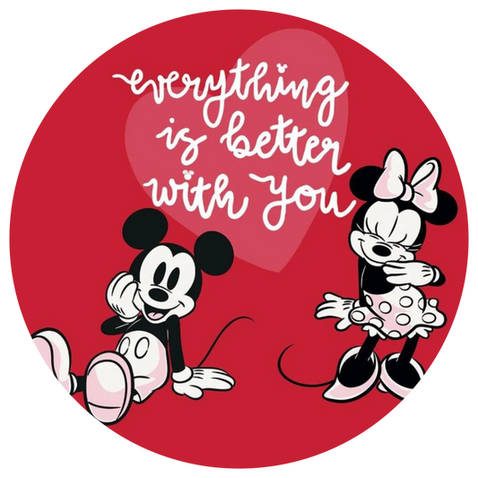 Mickey corazón • lámina pequeña