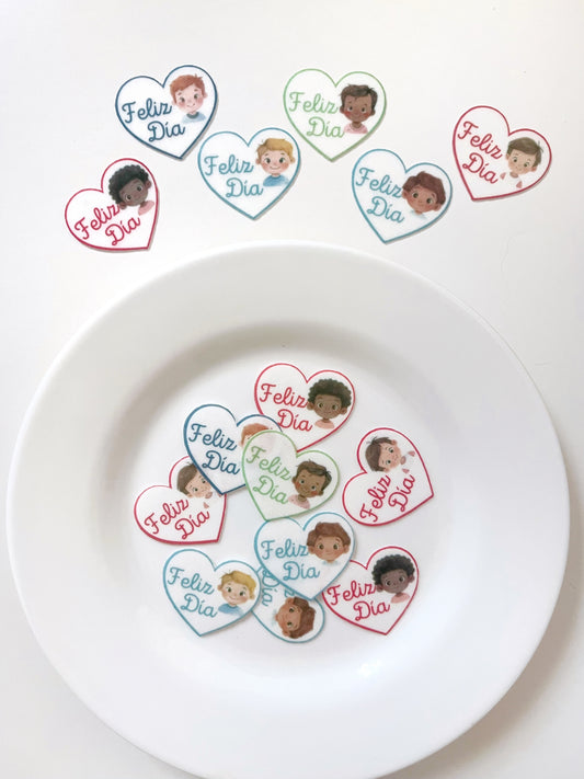 Corazones para nenes • 15u