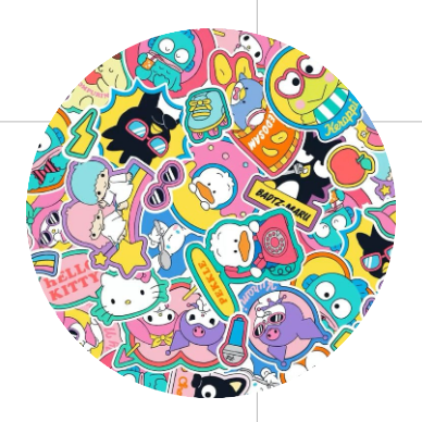 Sanrio stickers • lámina pequeña