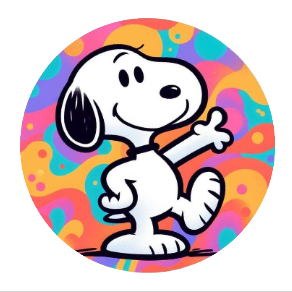 Groovy Snoopy • lámina pequeña