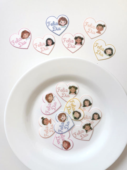 Corazones para nenas • 15u