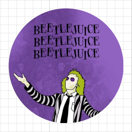 Beetlejuice • lámina mediana