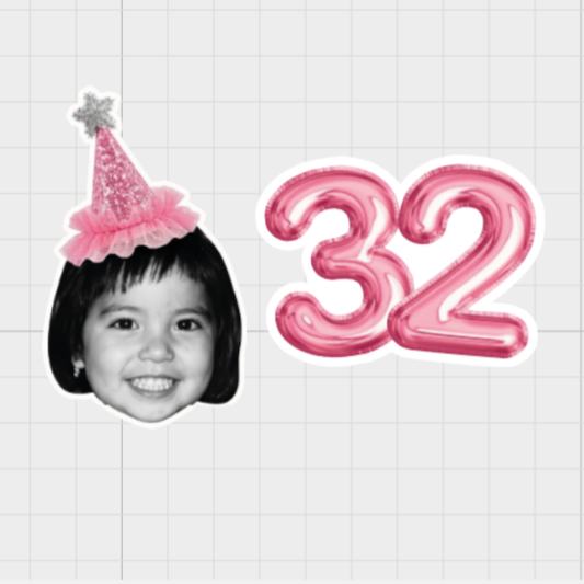 Cumple: foto y edad • 12 toppers