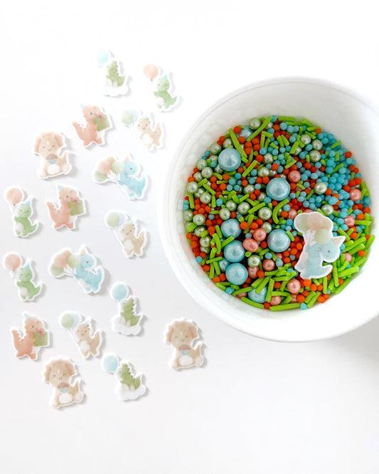 Dino cumple verde • 50gr