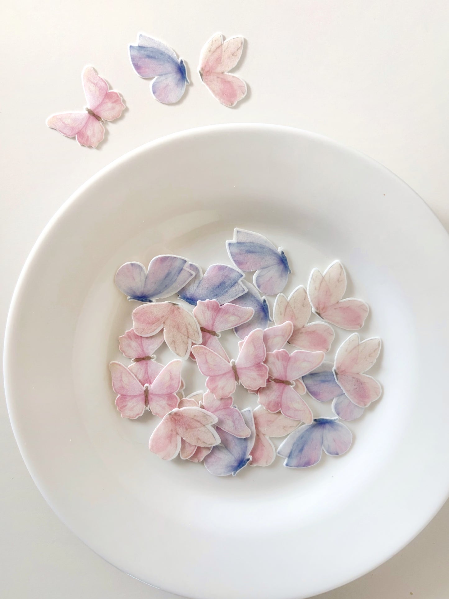 Maripositas lila y rosa • 24u