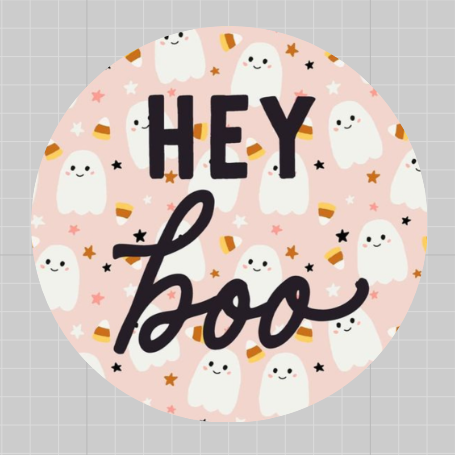 Hey boo • lámina pequeña