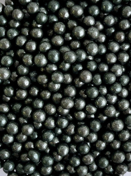 Perlas 4mm negro