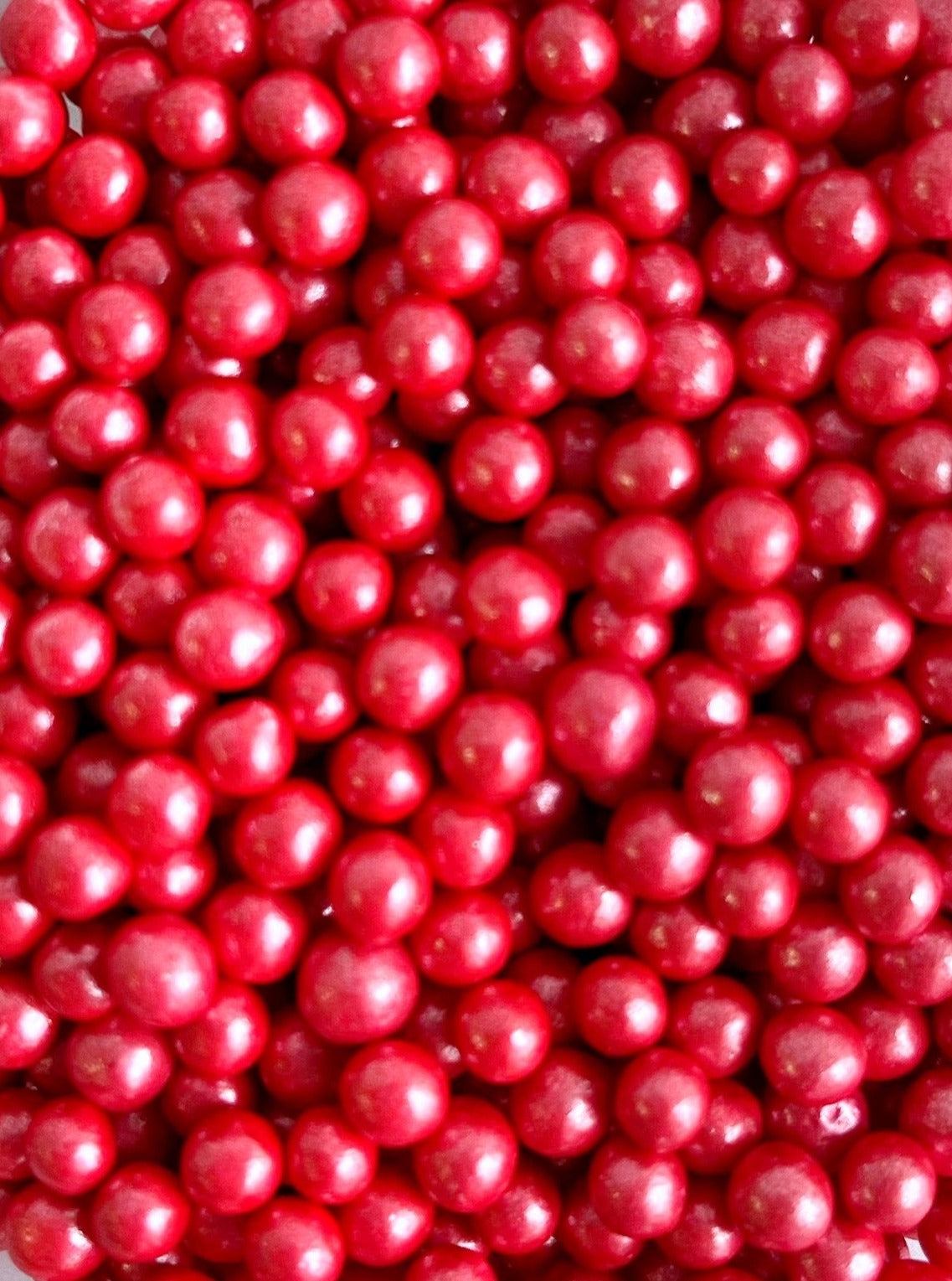Perlas 4mm rojo