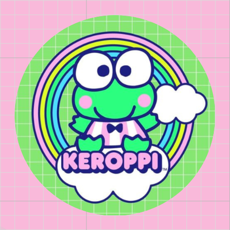 Keroppi • lámina pequeña