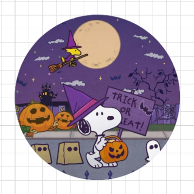 Snoopy - Trick or Treat • lámina mediana