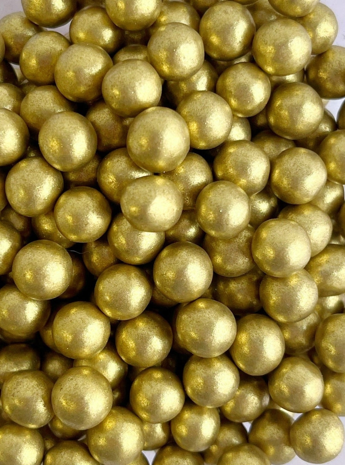 Perlas 7mm dorado